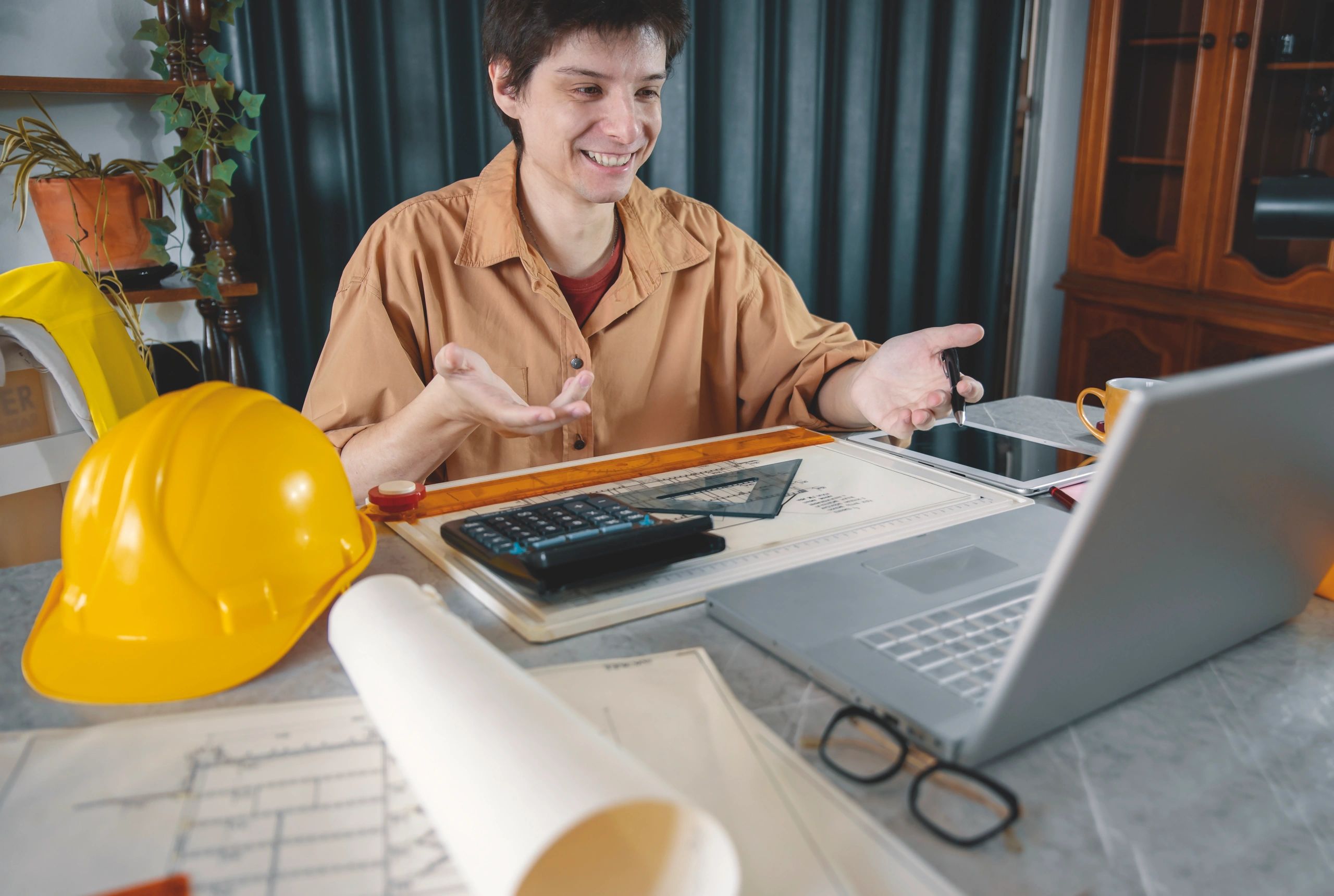 construction office desk
